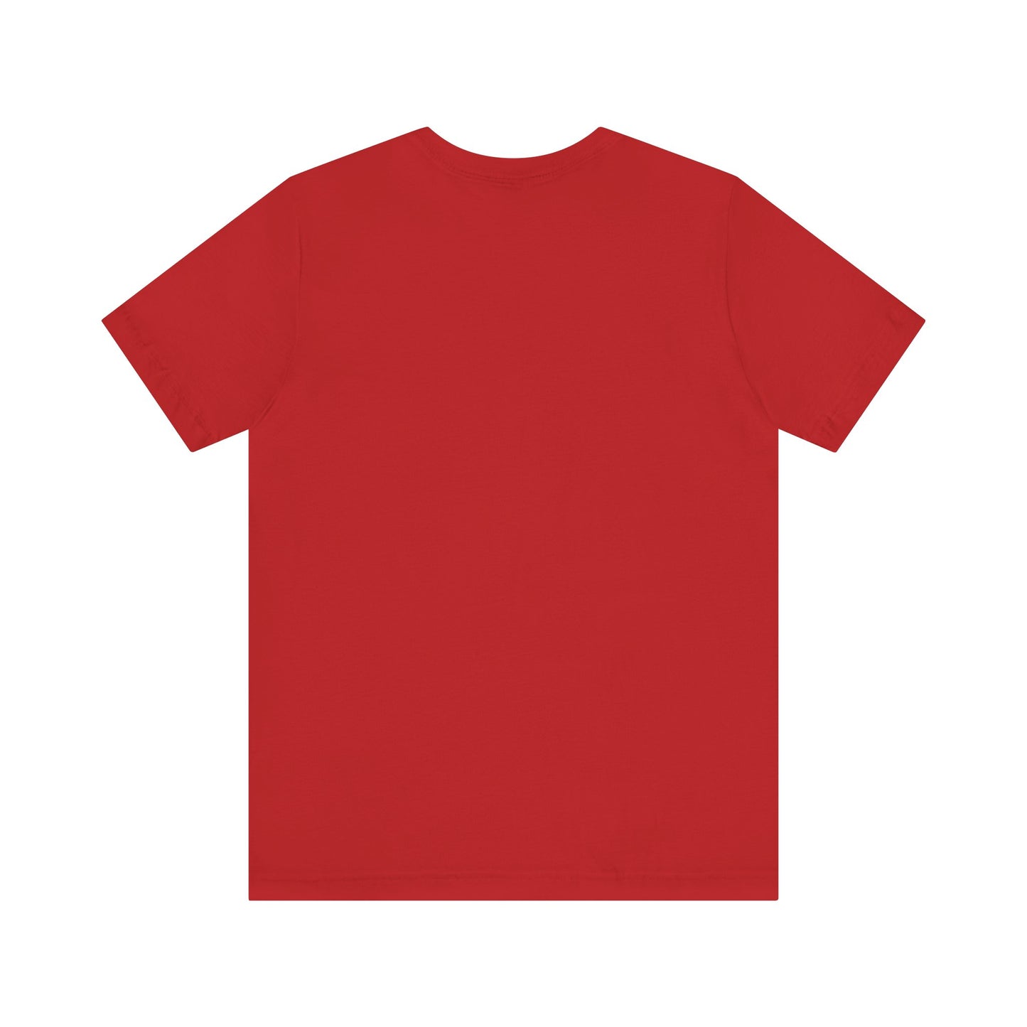 Red t-shirt on a white background