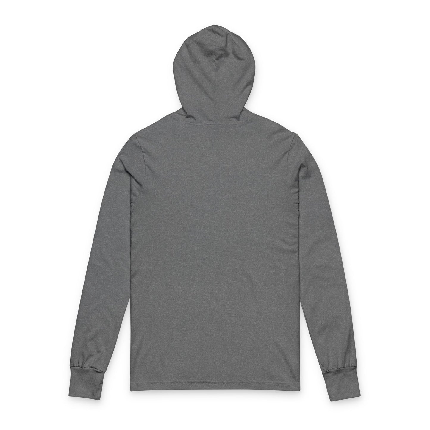 Gray hoodie on a white background