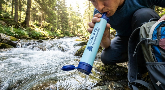 Frog & Co. Personal Water Filter Straw 💧🐸