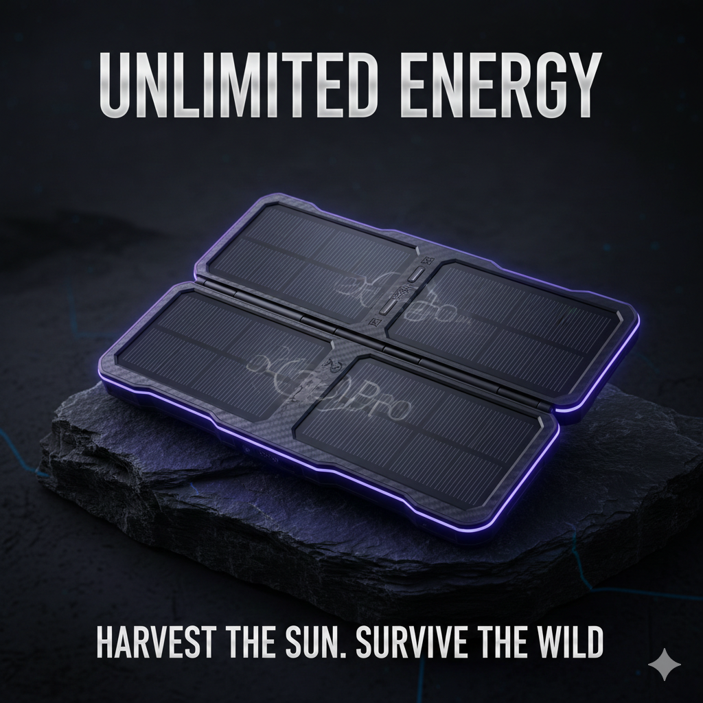QuadraPro Solar Power Bank