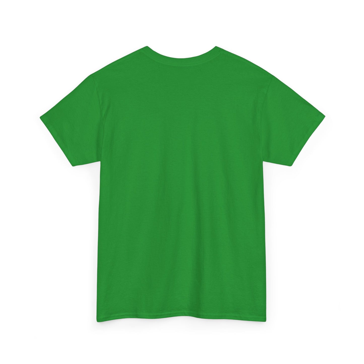Green t-shirt on a white background