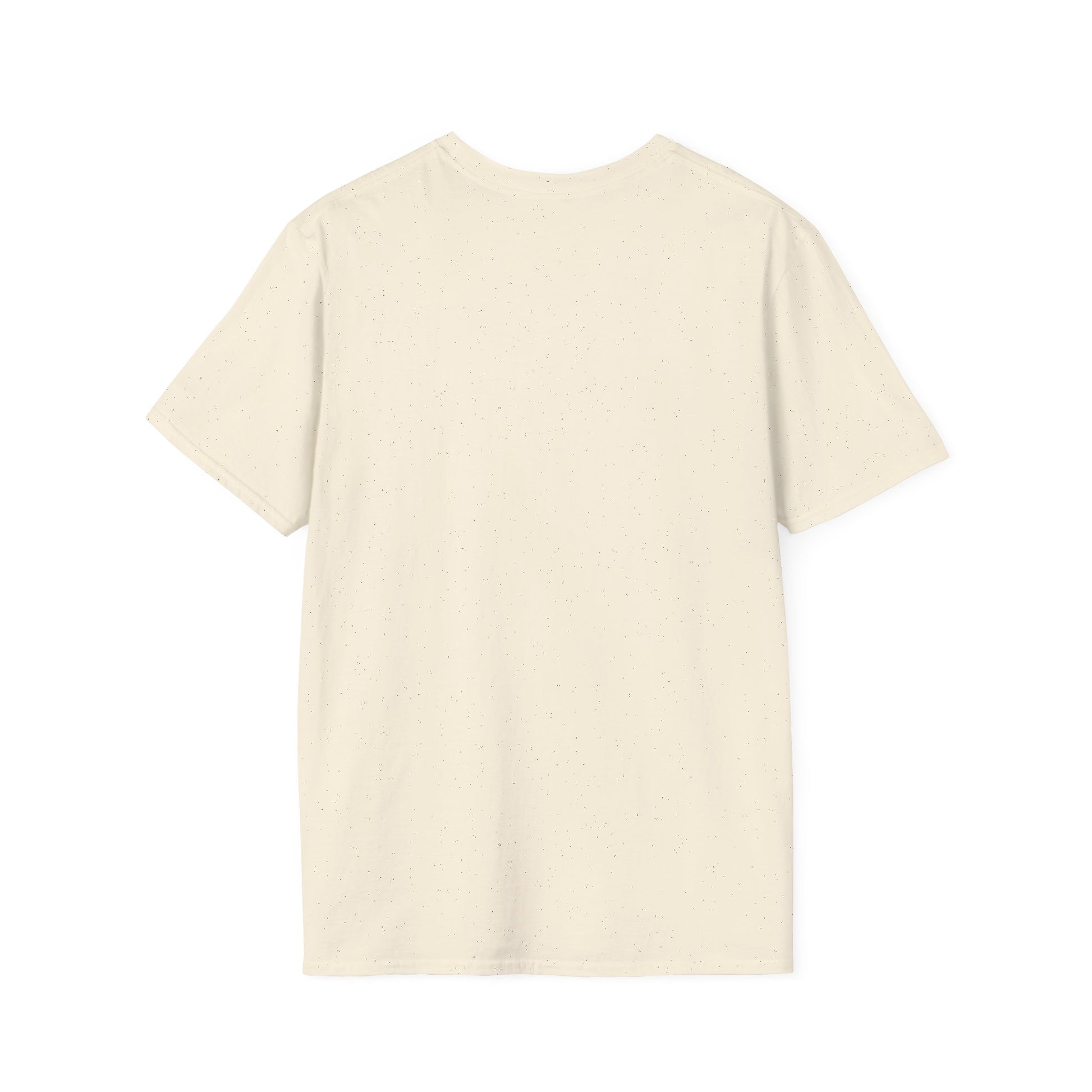 Beige t-shirt on a white background