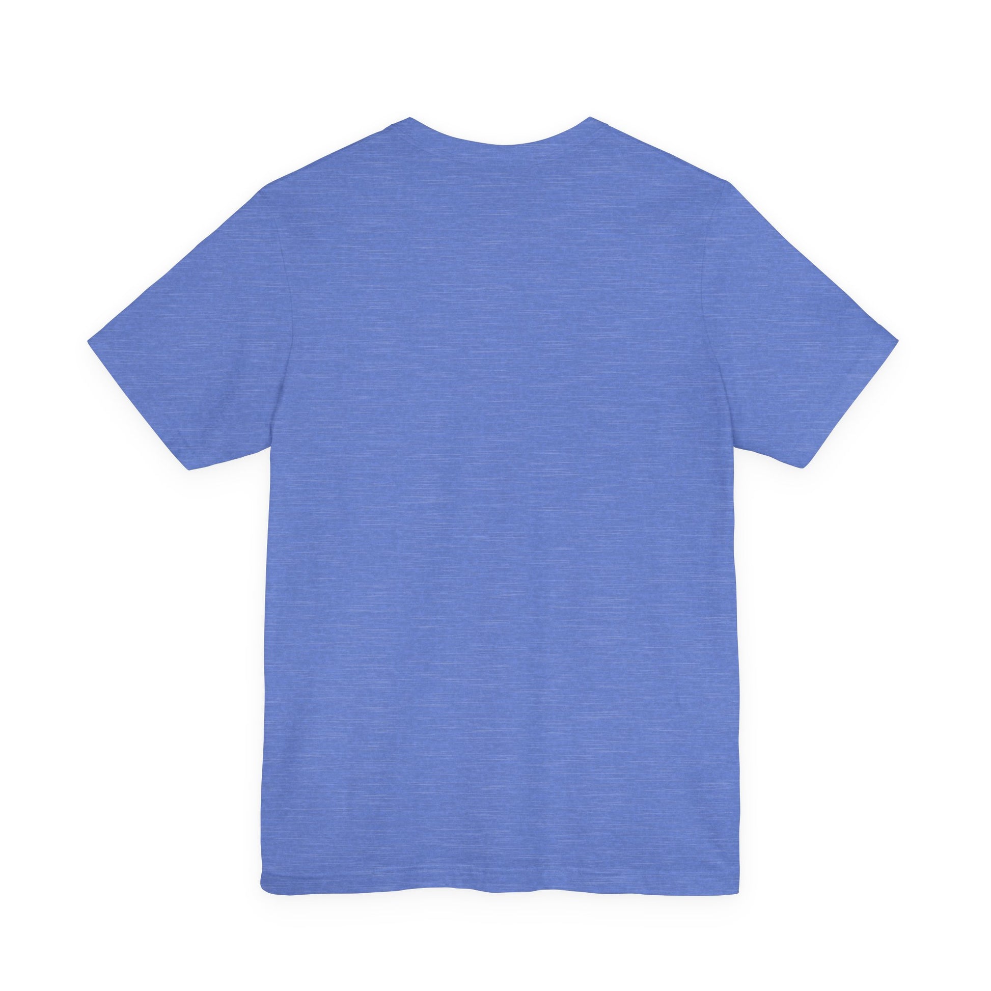 Blue t-shirt on a white background