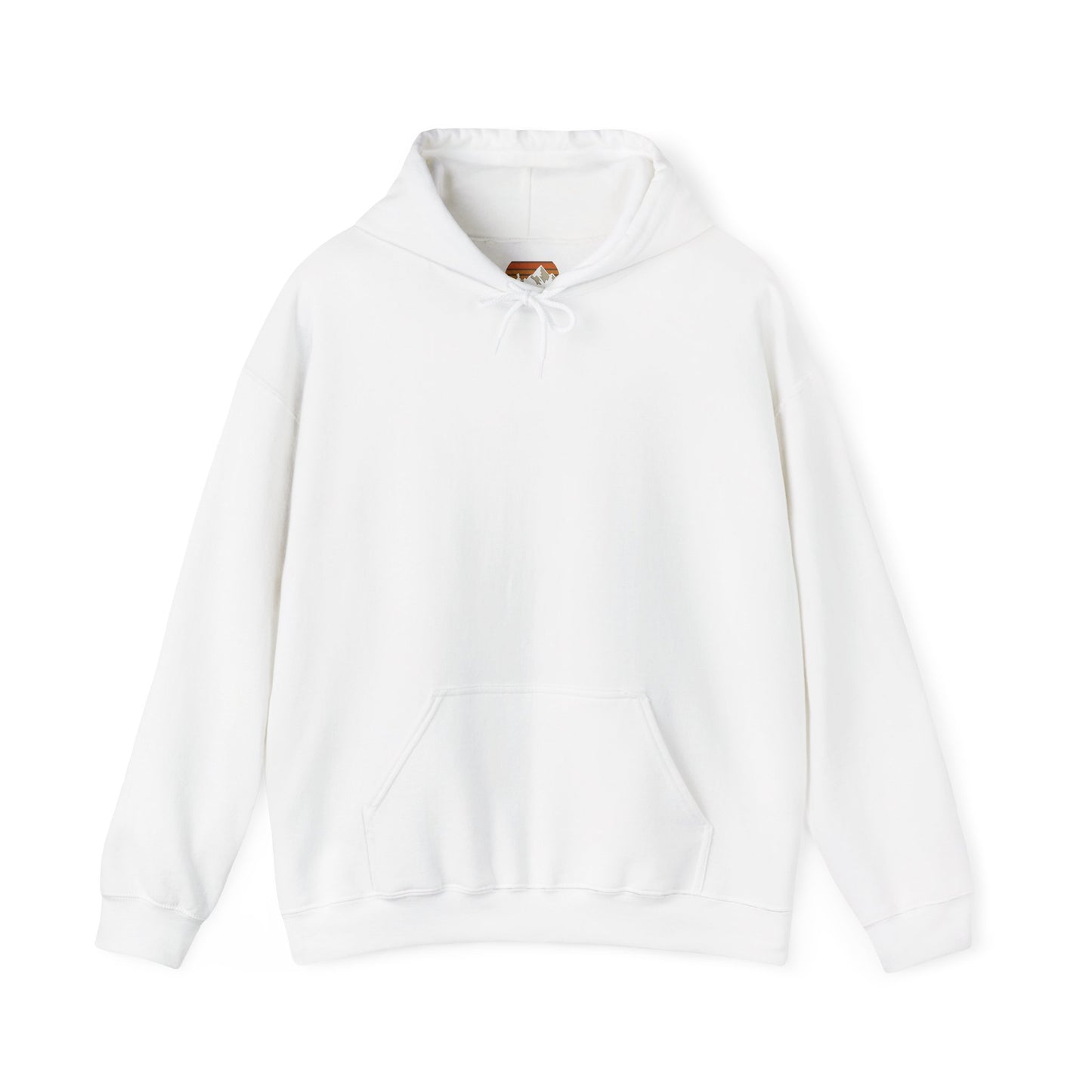 White hoodie on a white background