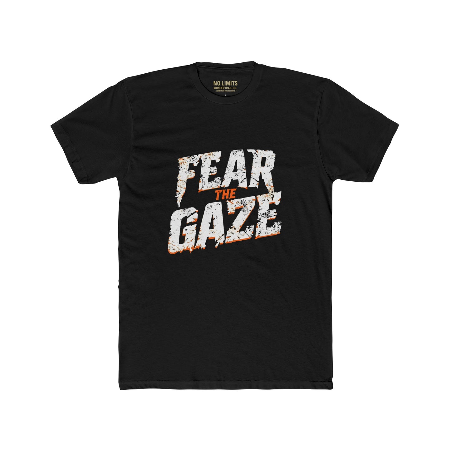 Fear the Gaze Graphic Cotton Crew T-Shirt | Unisex Statement Fashion Tee