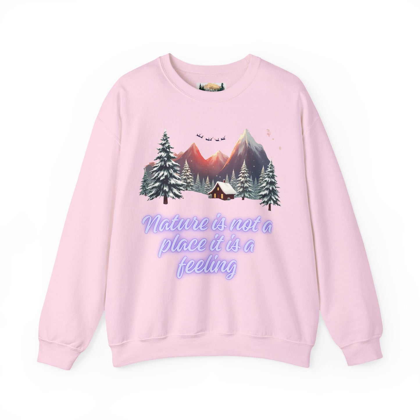 Nature Is Not a Place, It’s a Feeling Sweatshirt | Outdoor Adventure Crewneck