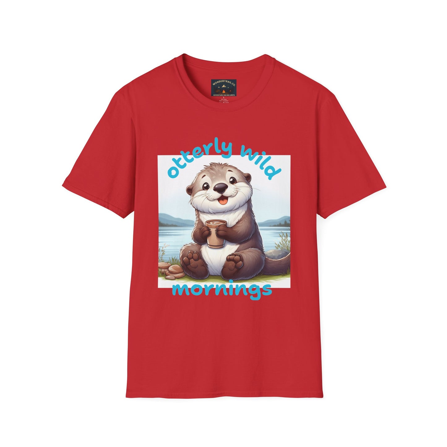 Otter Graphic Soft style T-Shirt | Whimsical Nature-Inspired Unisex Tee