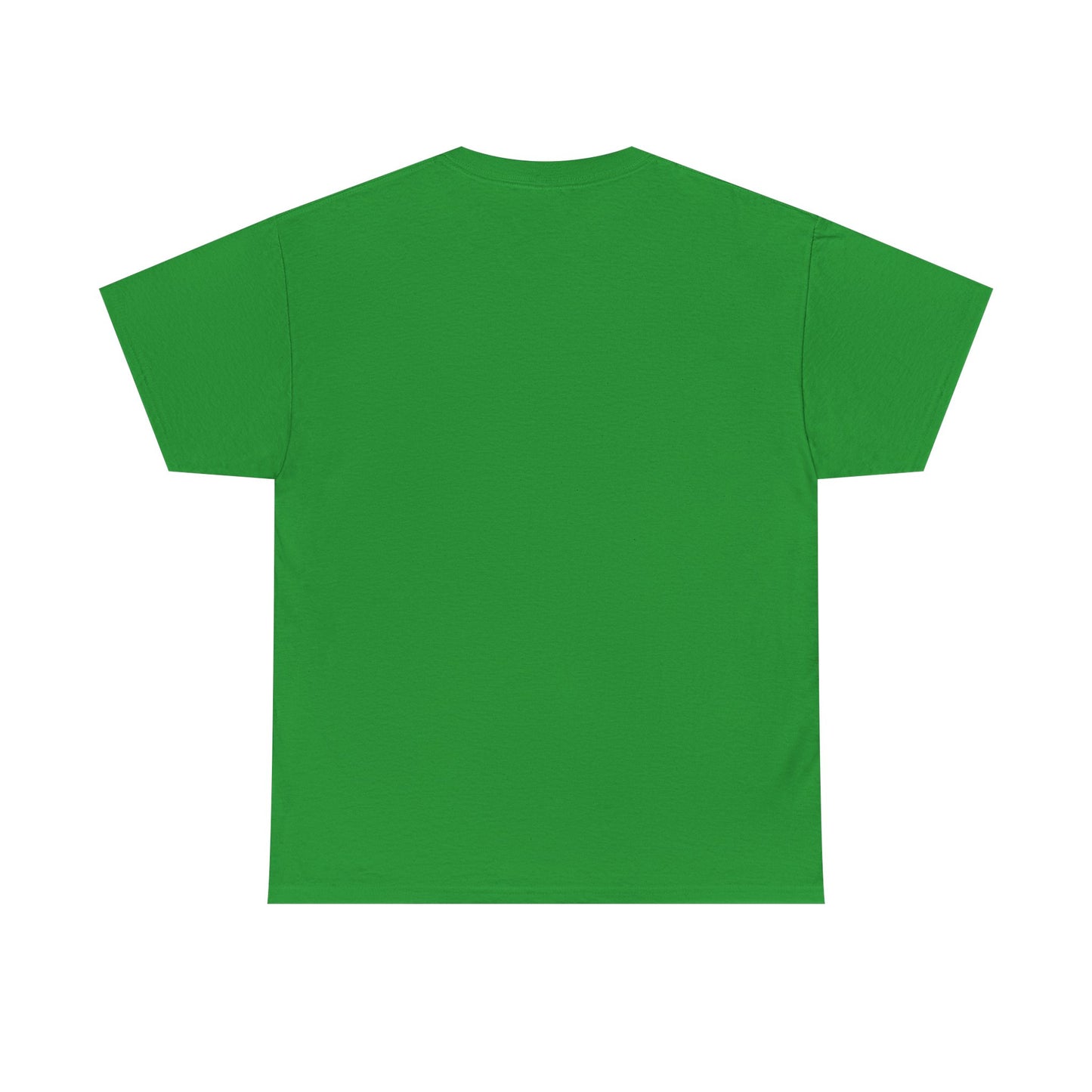 Green t-shirt on a white background