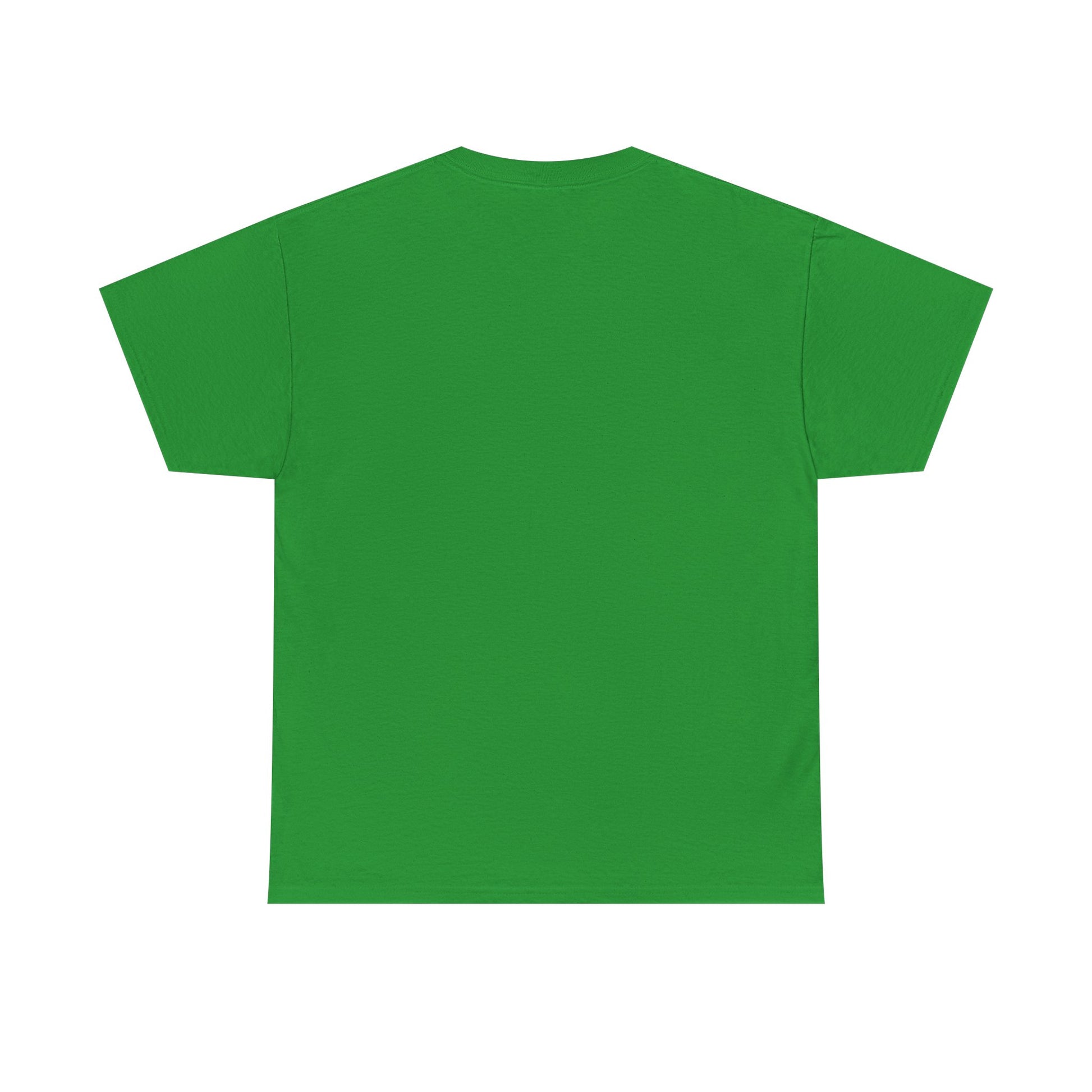 Green t-shirt on a white background
