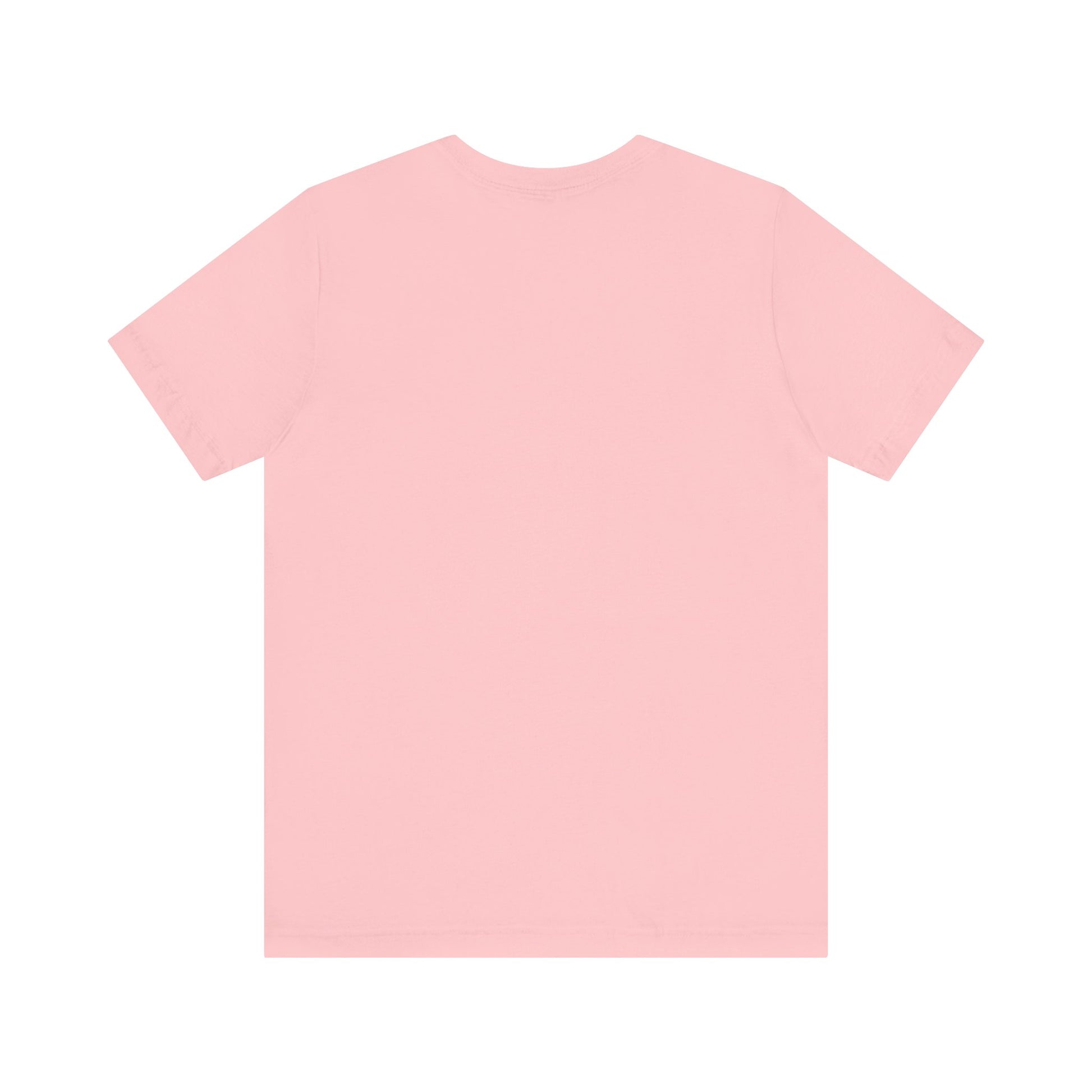 Plain pink t-shirt on a white background