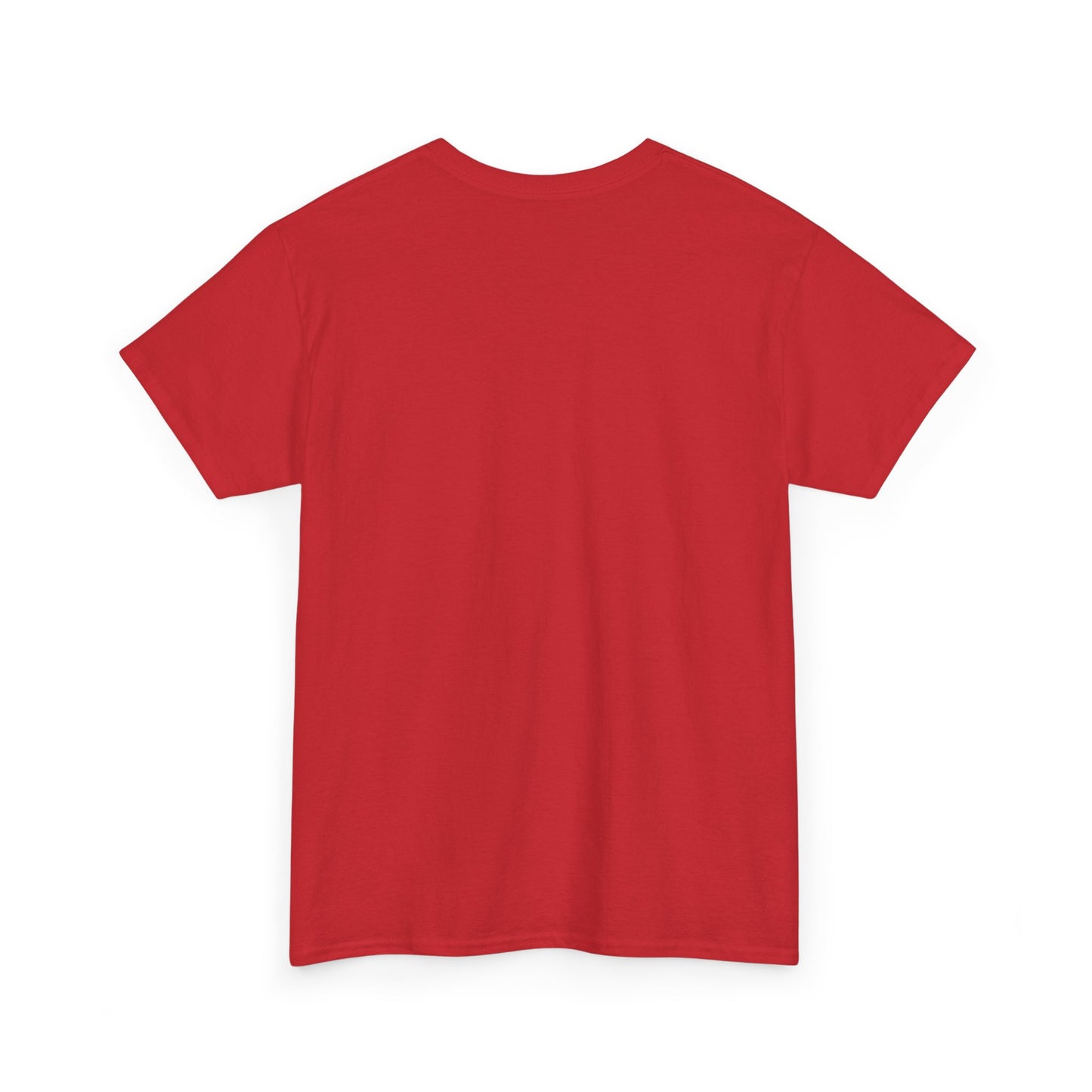 Red t-shirt on a white background