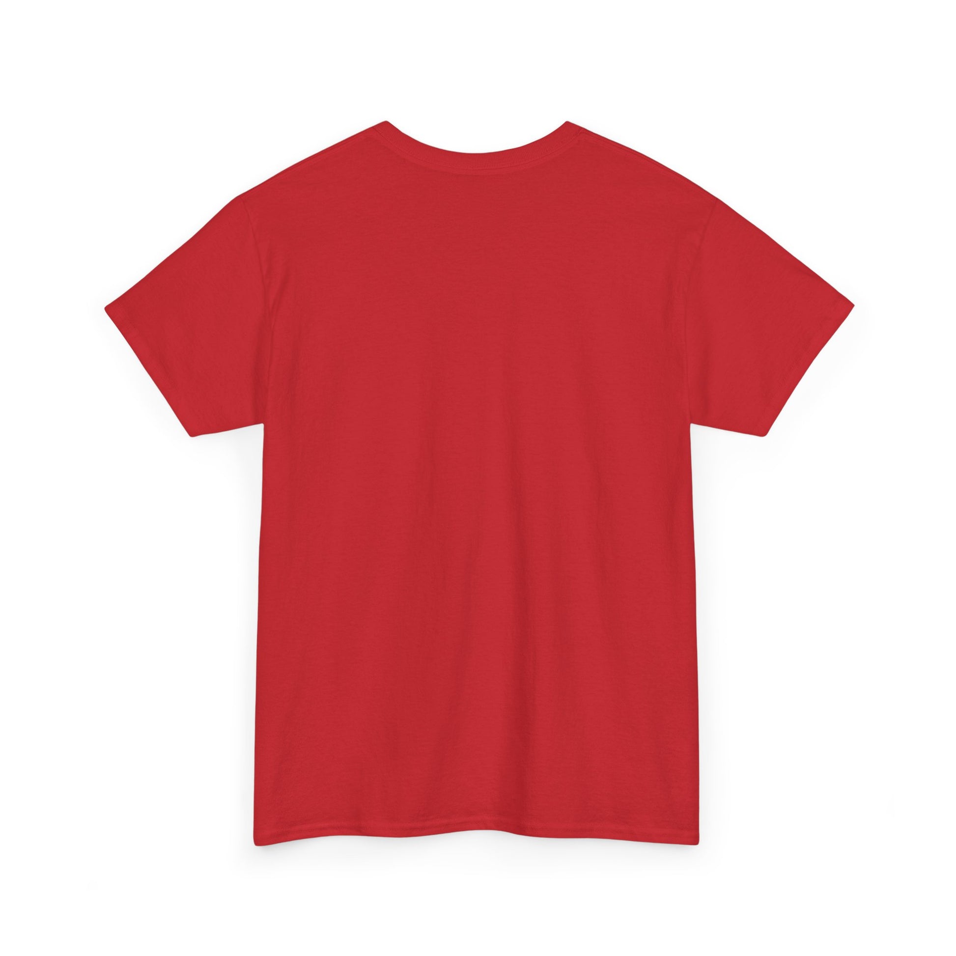 Red t-shirt on a white background
