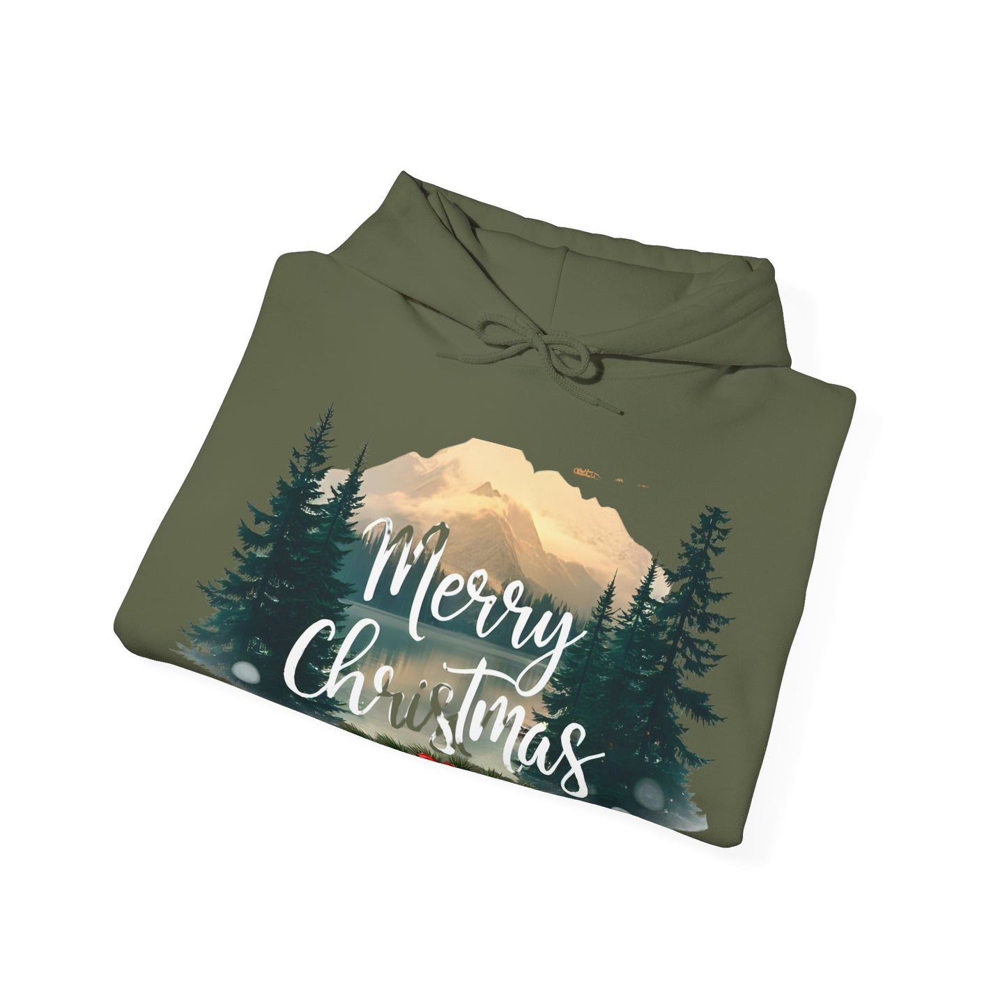 Merry Christmas Winter Hoodie | Cozy Holiday Graphic Sweatshirt