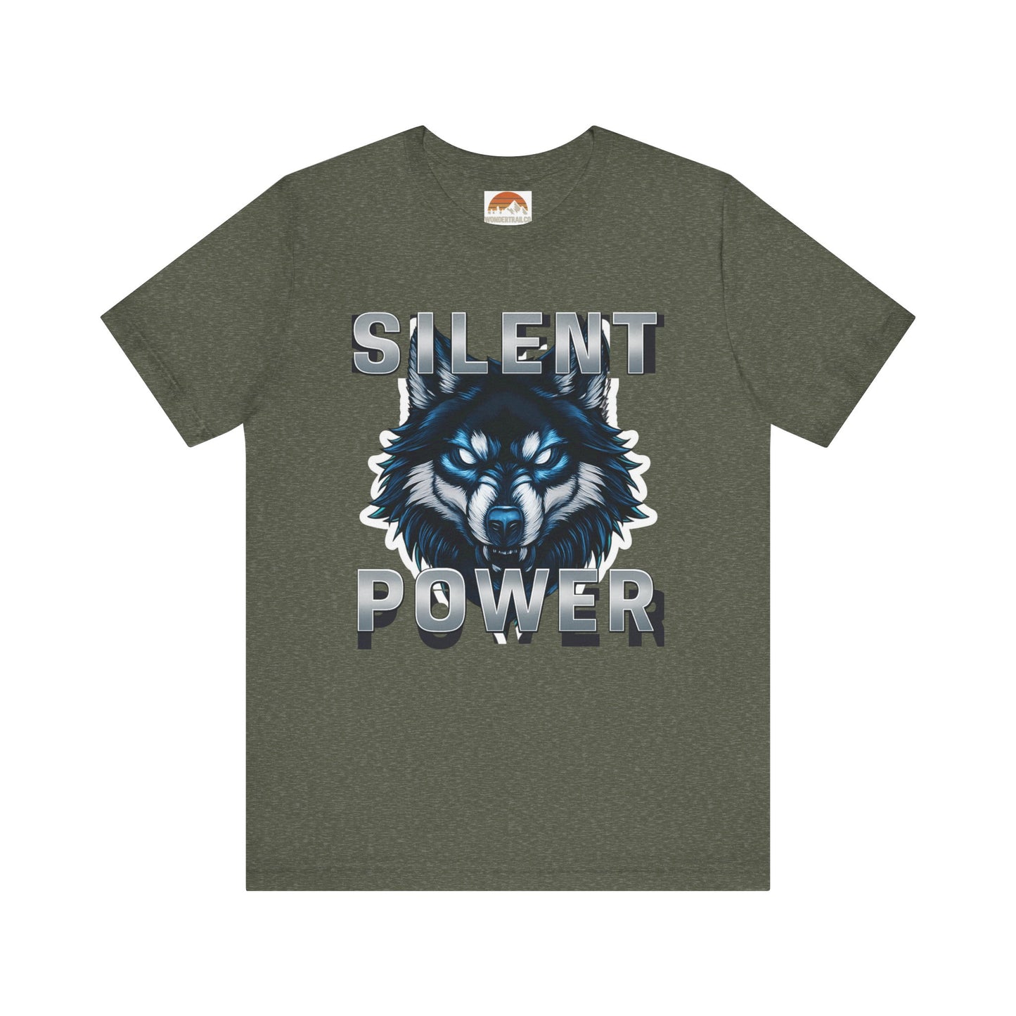 Silent Power Wolf Graphic T-Shirt | Adventure Lifestyle Tee