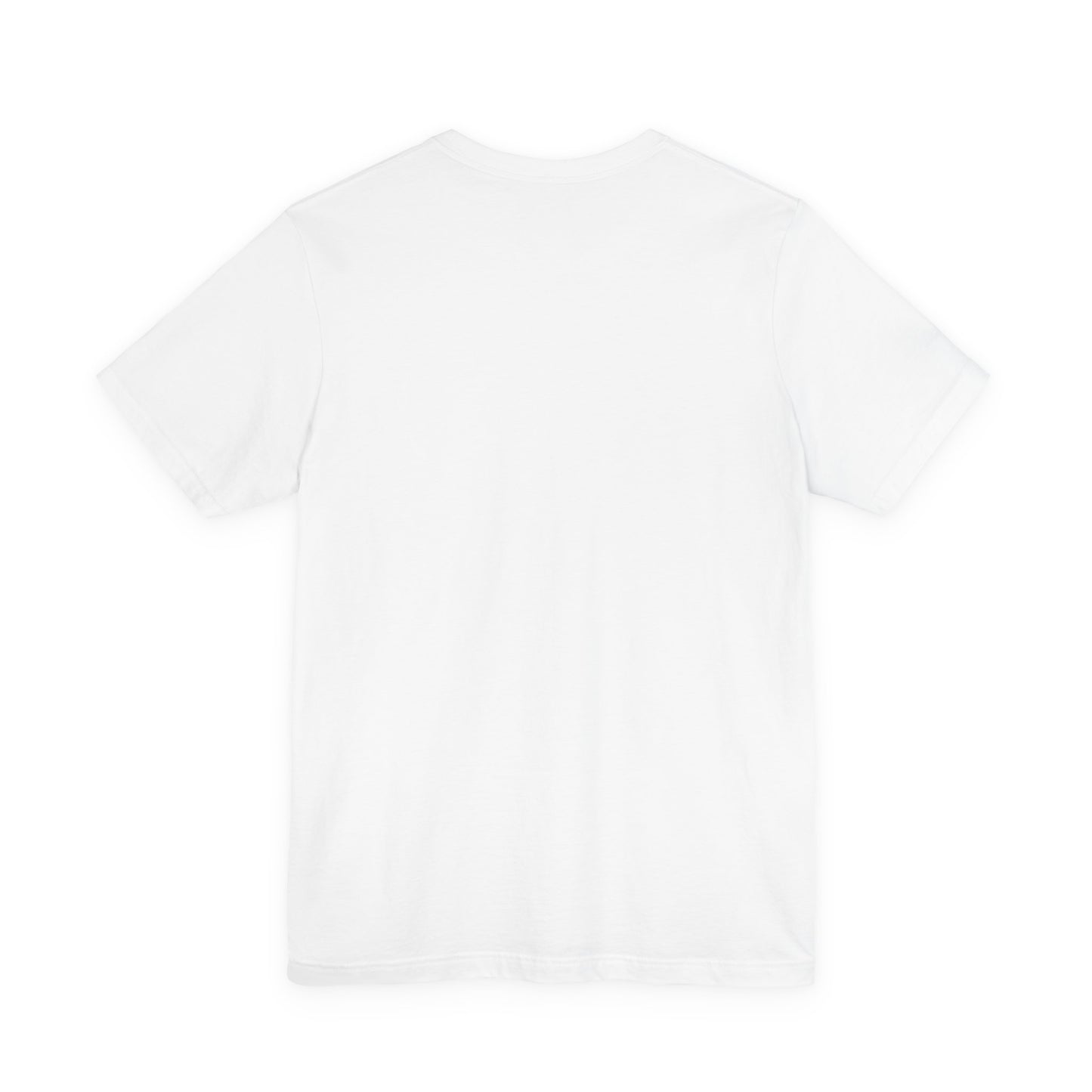 Plain white t-shirt on a white background