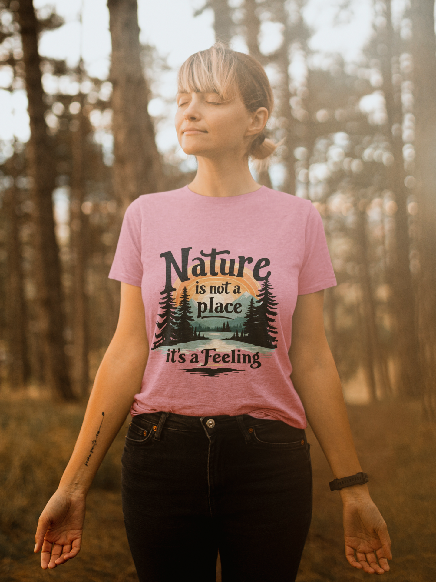 Nature Is Not A Place Crew Tee — Unisex Cotton  WonderTrailCo