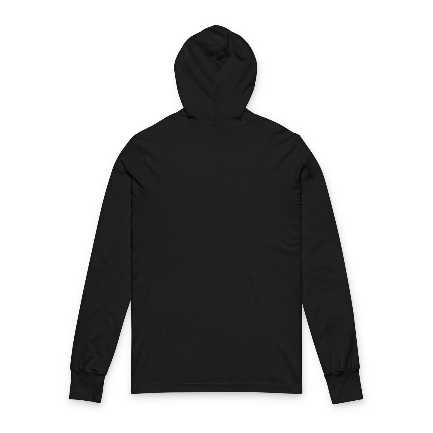 Black hoodie on a white background