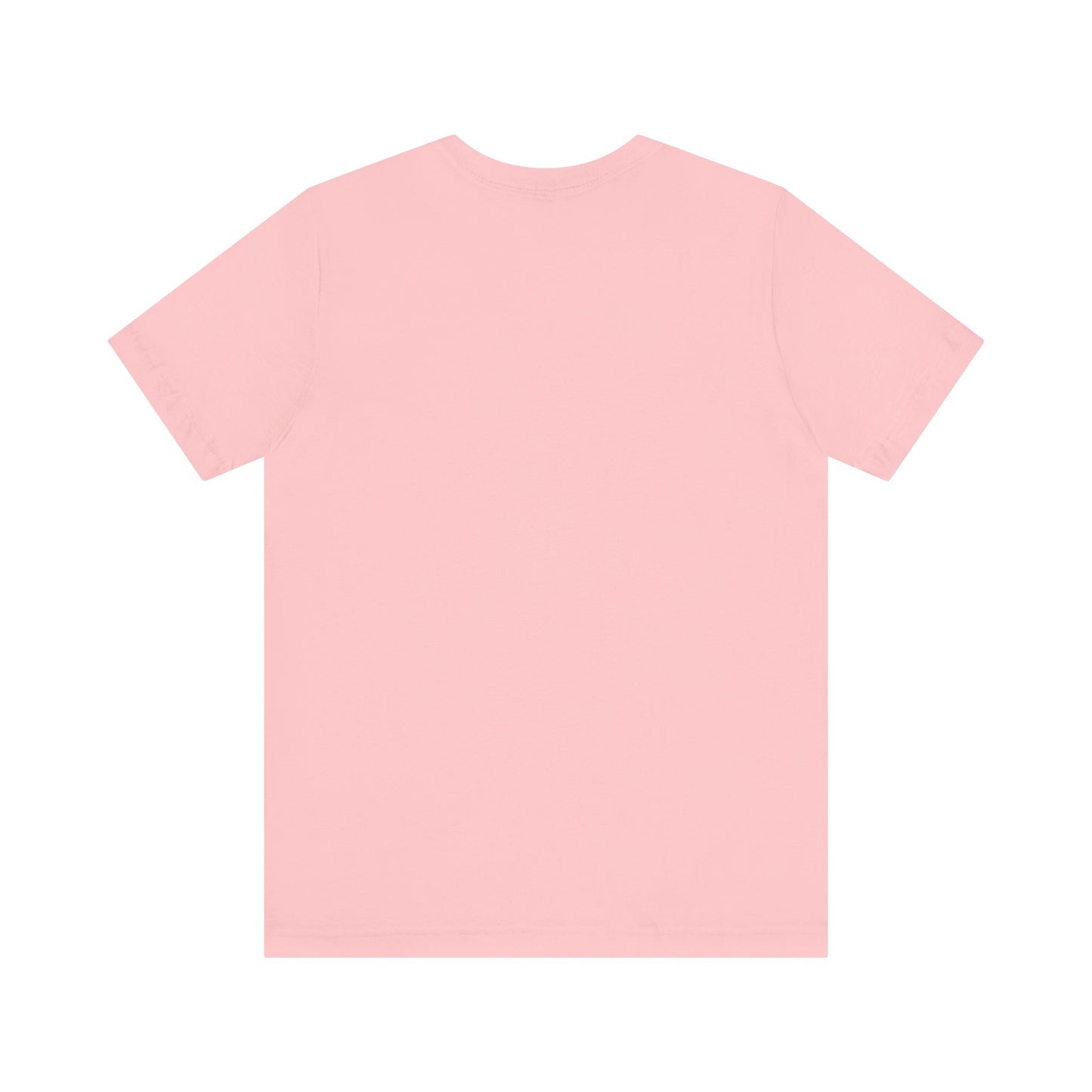 Plain pink t-shirt on a white background