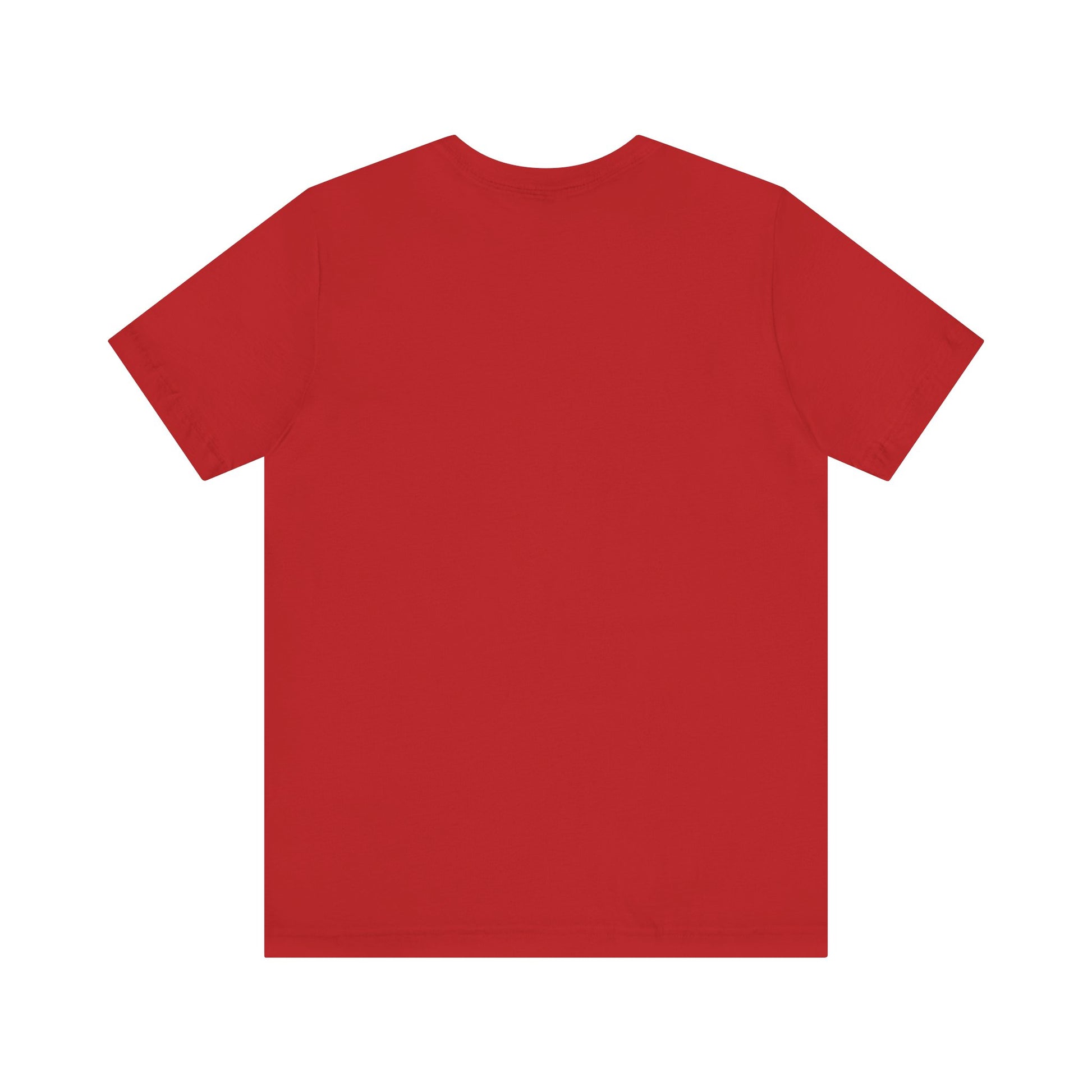 Red t-shirt on a white background