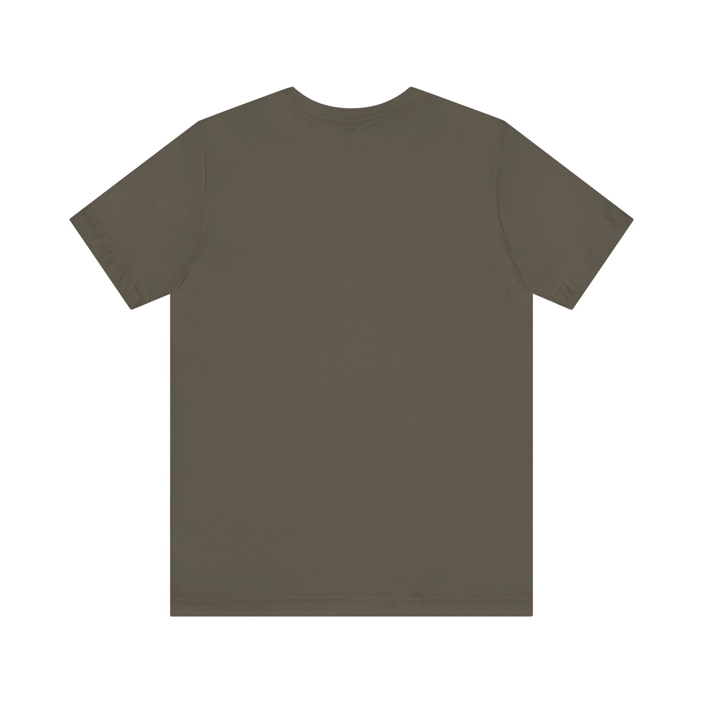 Brown t-shirt on a white background