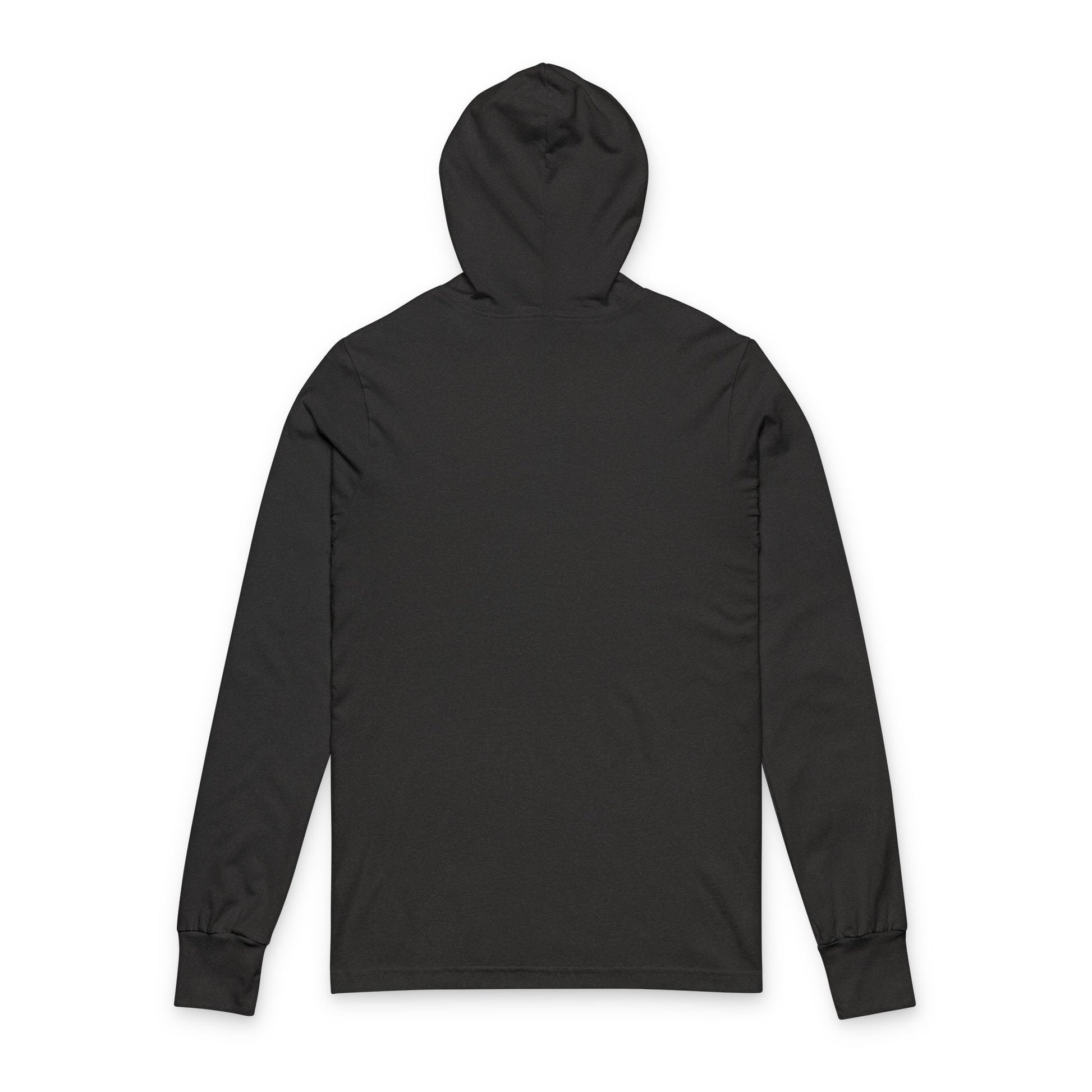 Black hoodie on a white background