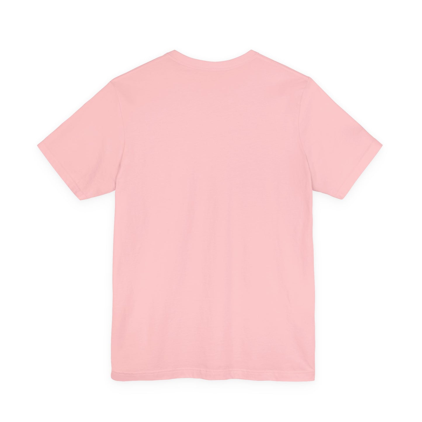 Pink t-shirt on a white background