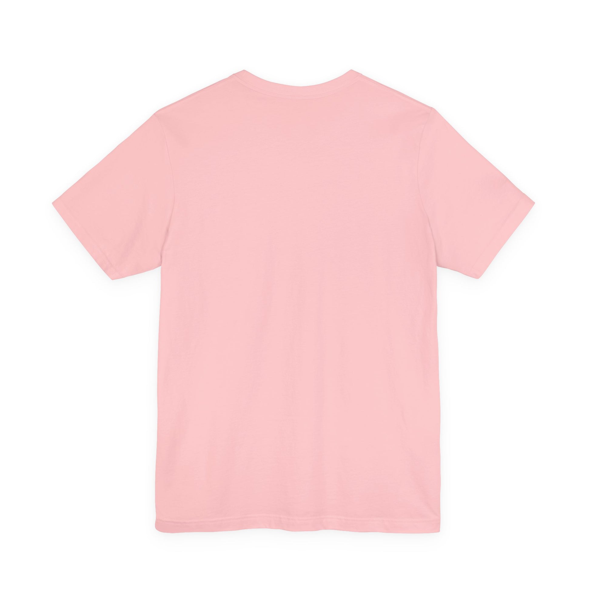 Pink t-shirt on a white background
