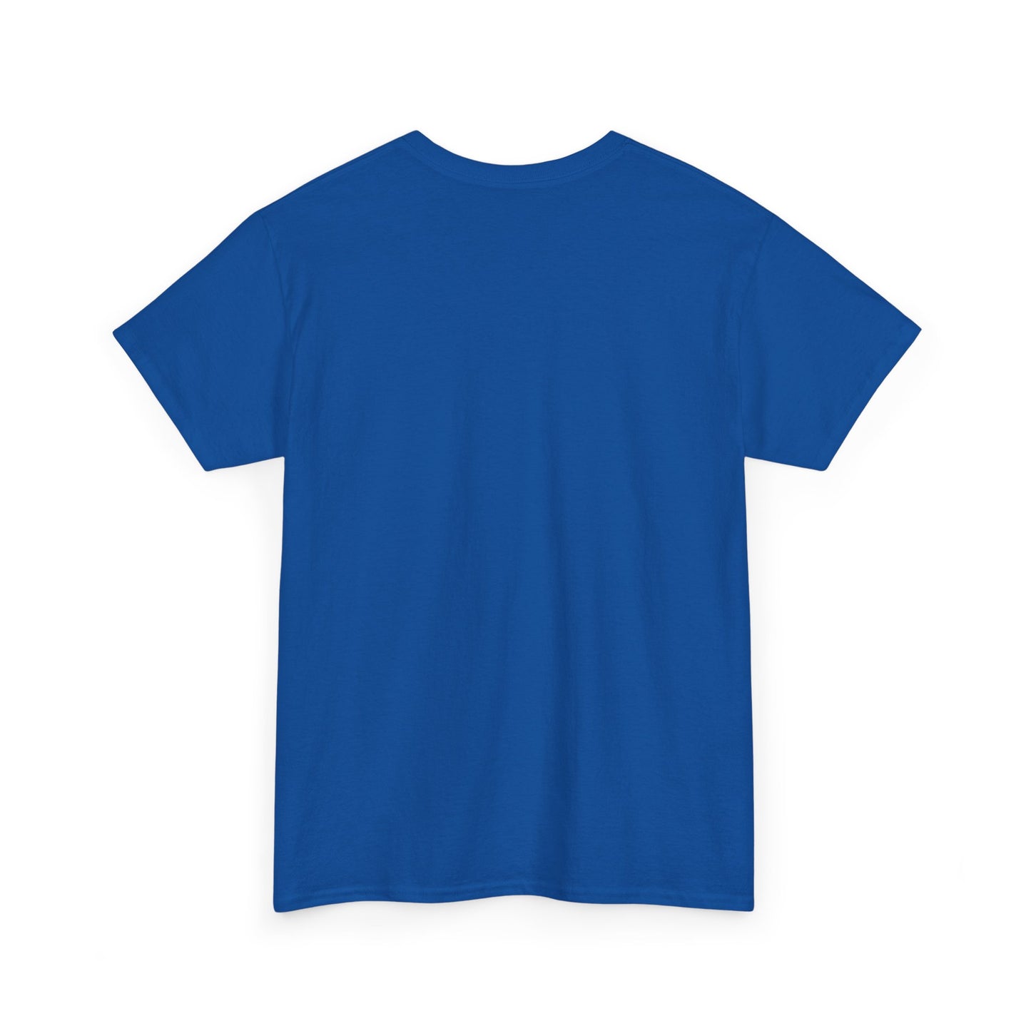 Blue t-shirt on a white background