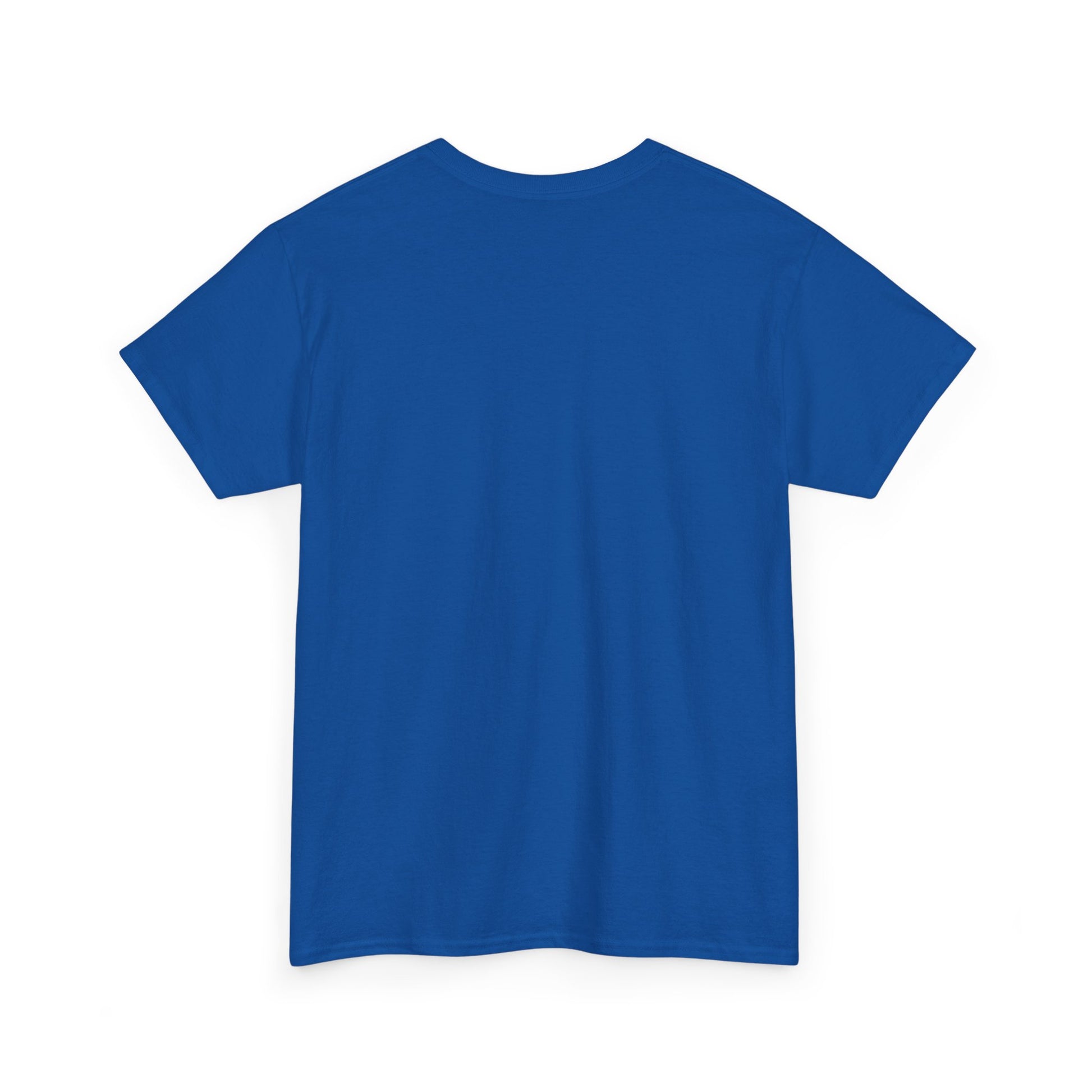Blue t-shirt on a white background