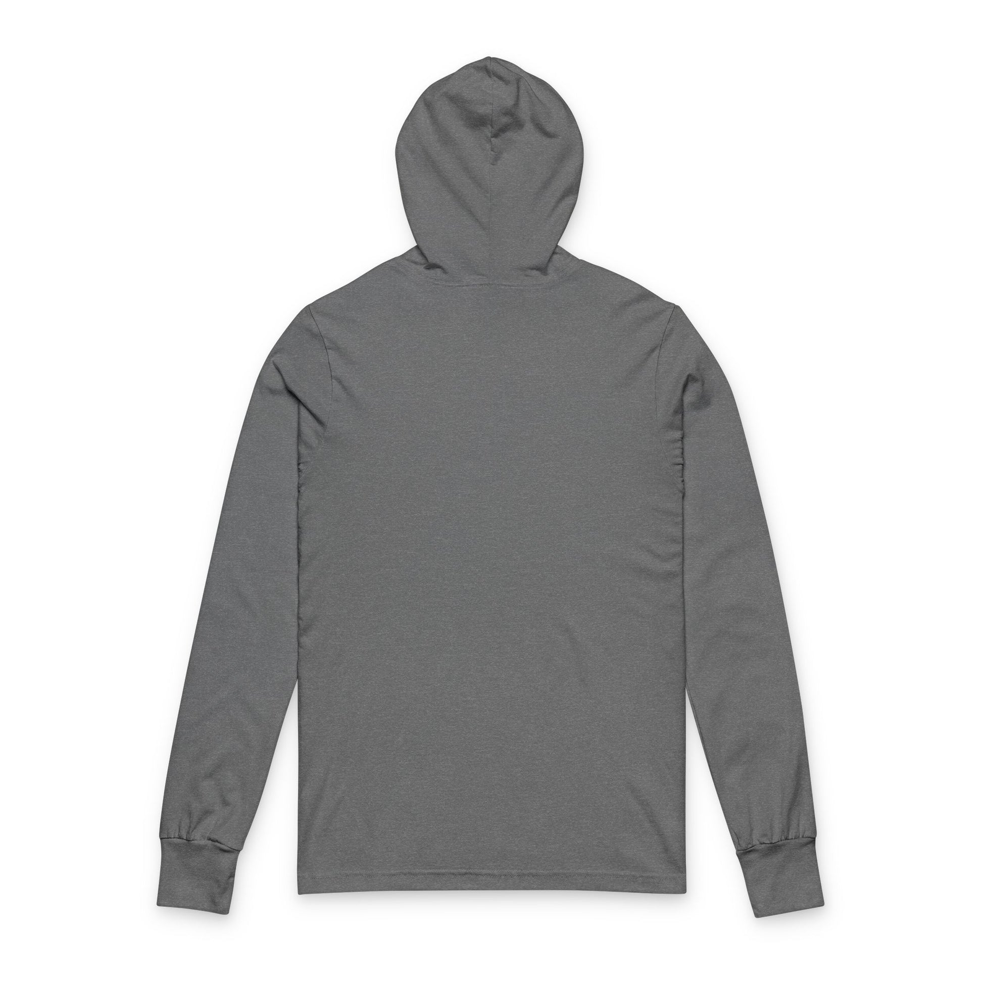Gray hoodie on a white background