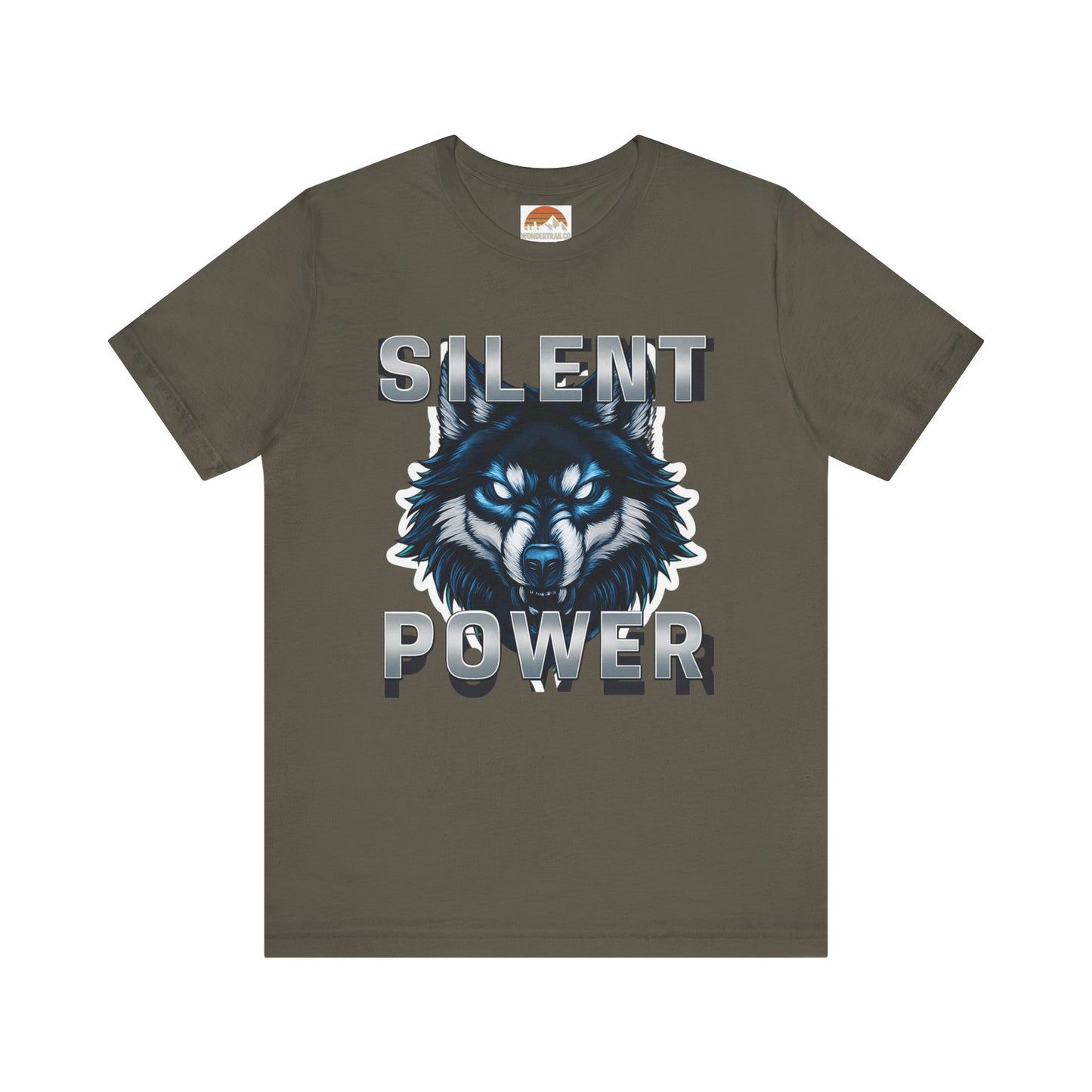 Silent Power Wolf Graphic T-Shirt | Adventure Lifestyle Tee