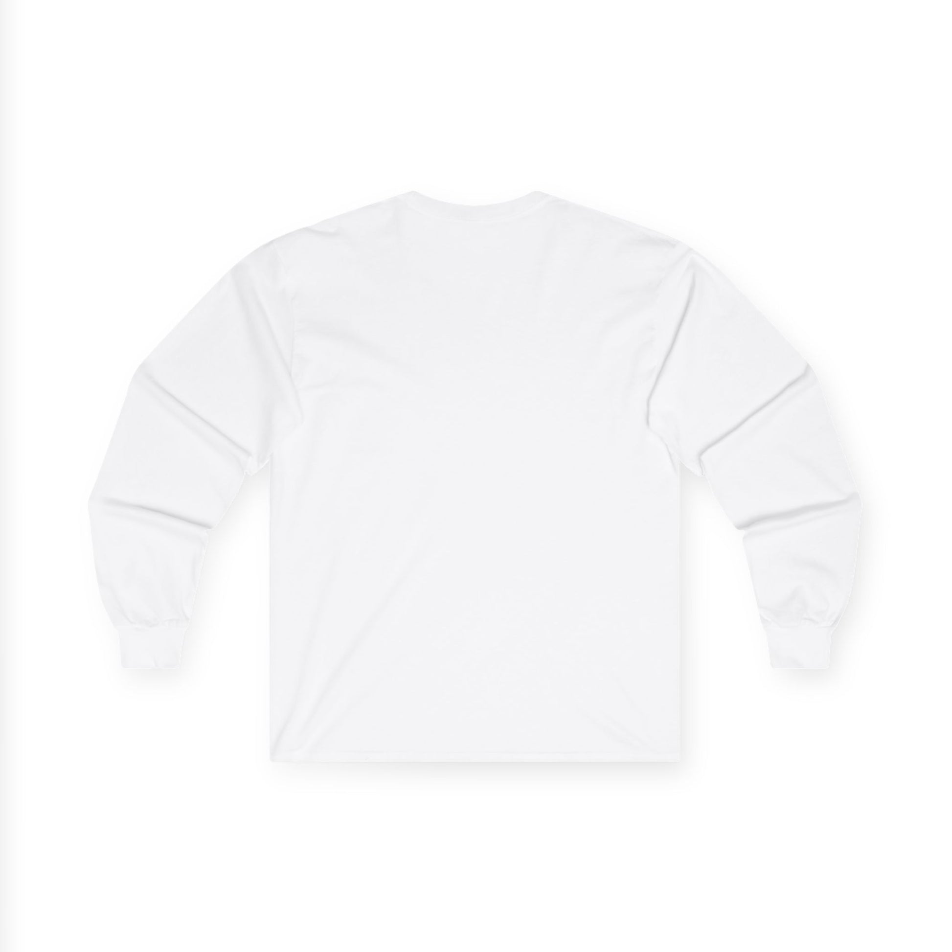 White long-sleeve shirt on a white background