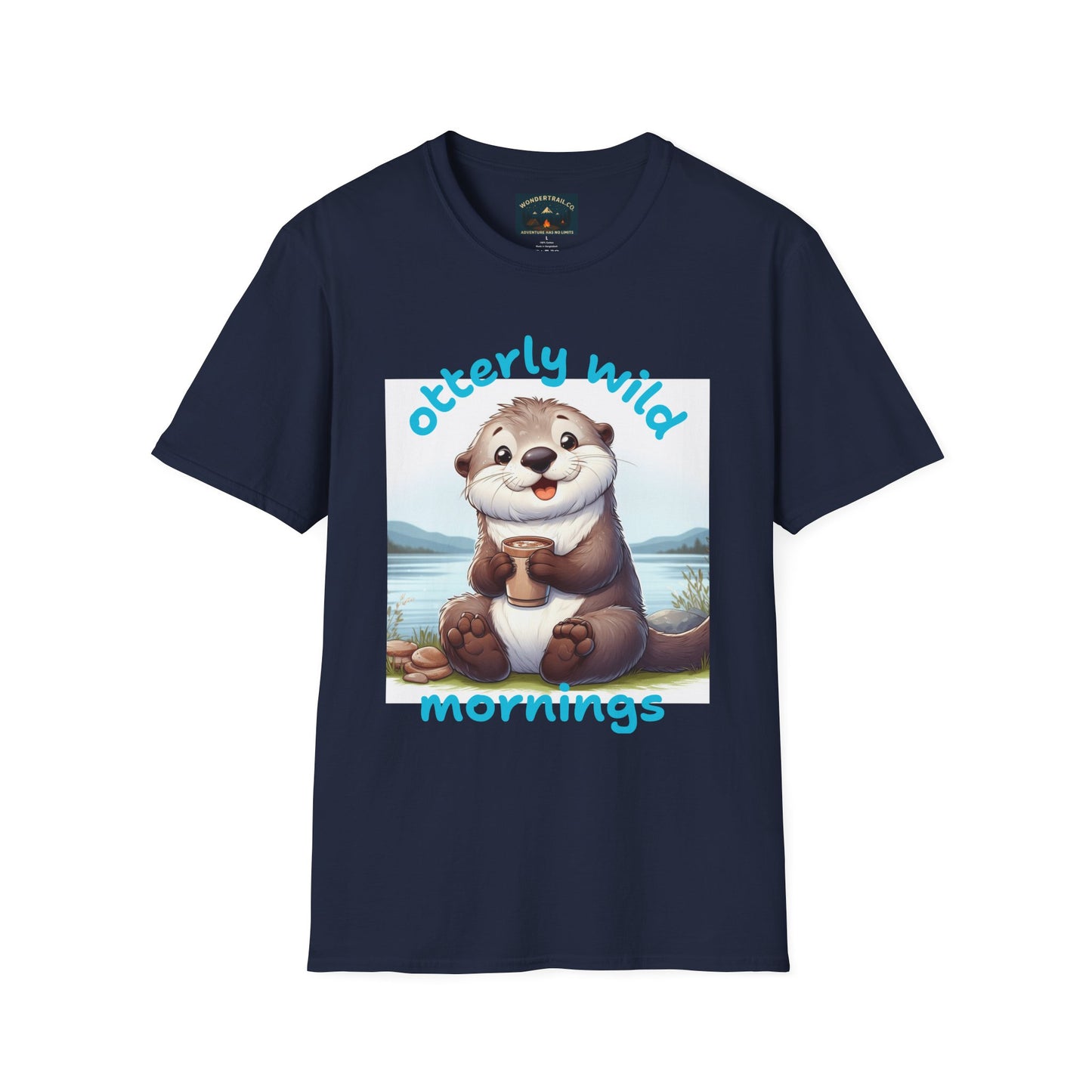 Otter Graphic Soft style T-Shirt | Whimsical Nature-Inspired Unisex Tee