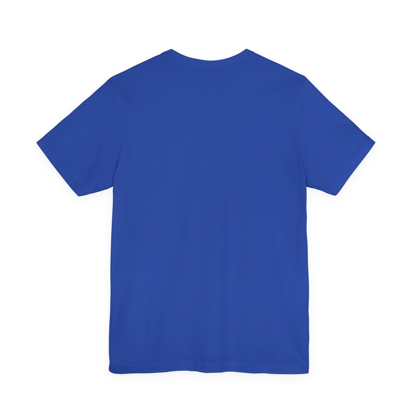Blue t-shirt on a white background