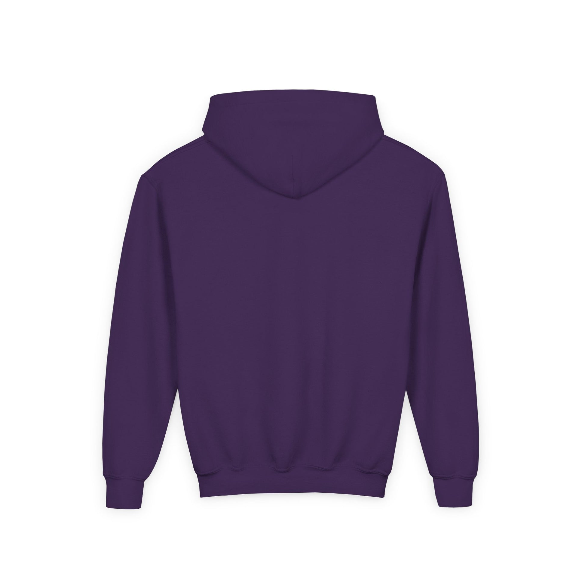 Purple hoodie on a white background