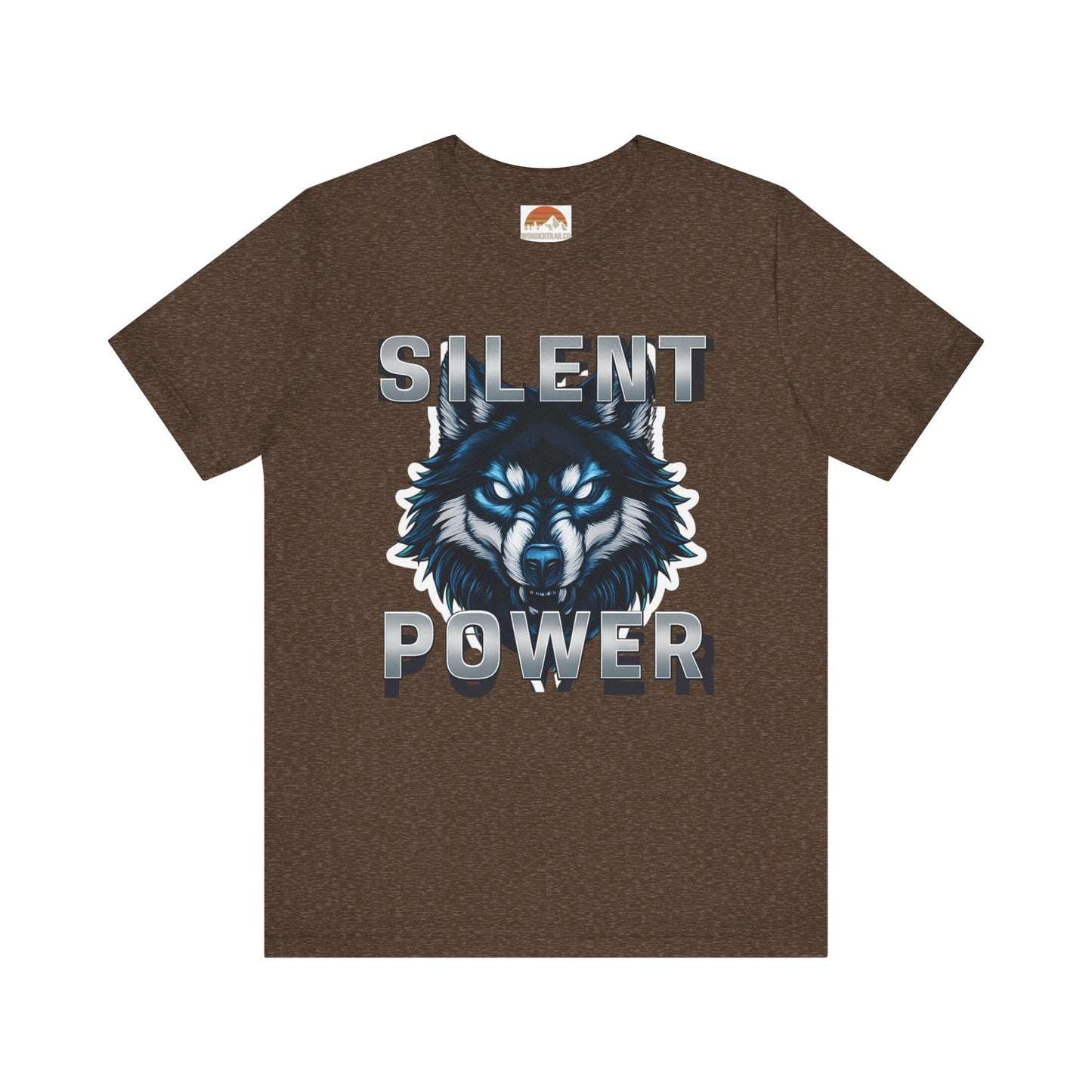 Silent Power Wolf Graphic T-Shirt | Adventure Lifestyle Tee