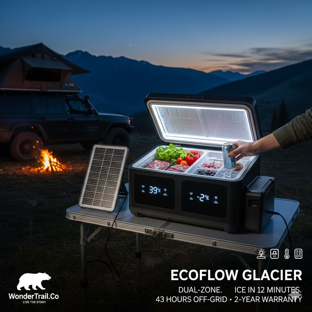 EcoFlow GLACIER Classic 55L Portable Refrigerator ❄️🚙