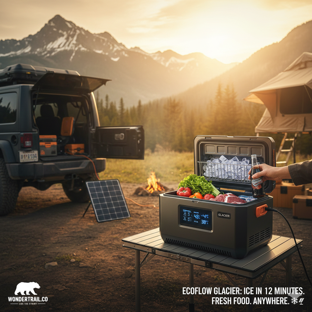 EcoFlow GLACIER Classic 55L Portable Refrigerator ❄️🚙