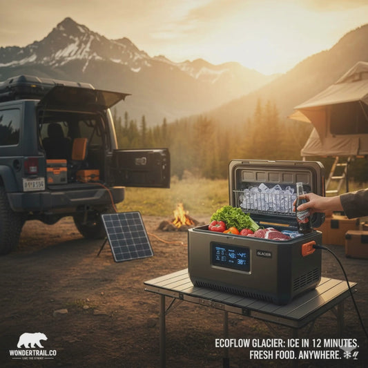 EcoFlow GLACIER Classic 55L Portable Refrigerator ❄️🚙